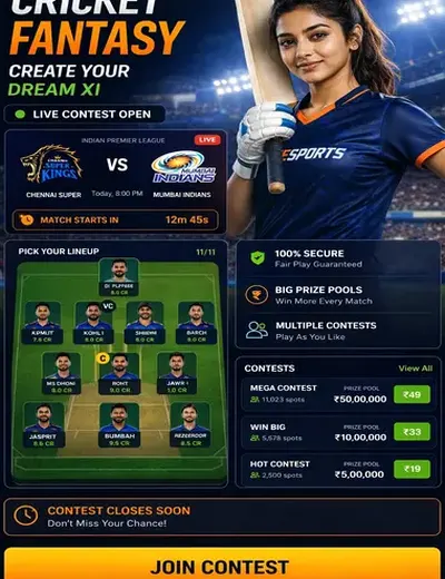 WayPlayprize (WayPlay prize) fantasy cricket & matchday visual 3